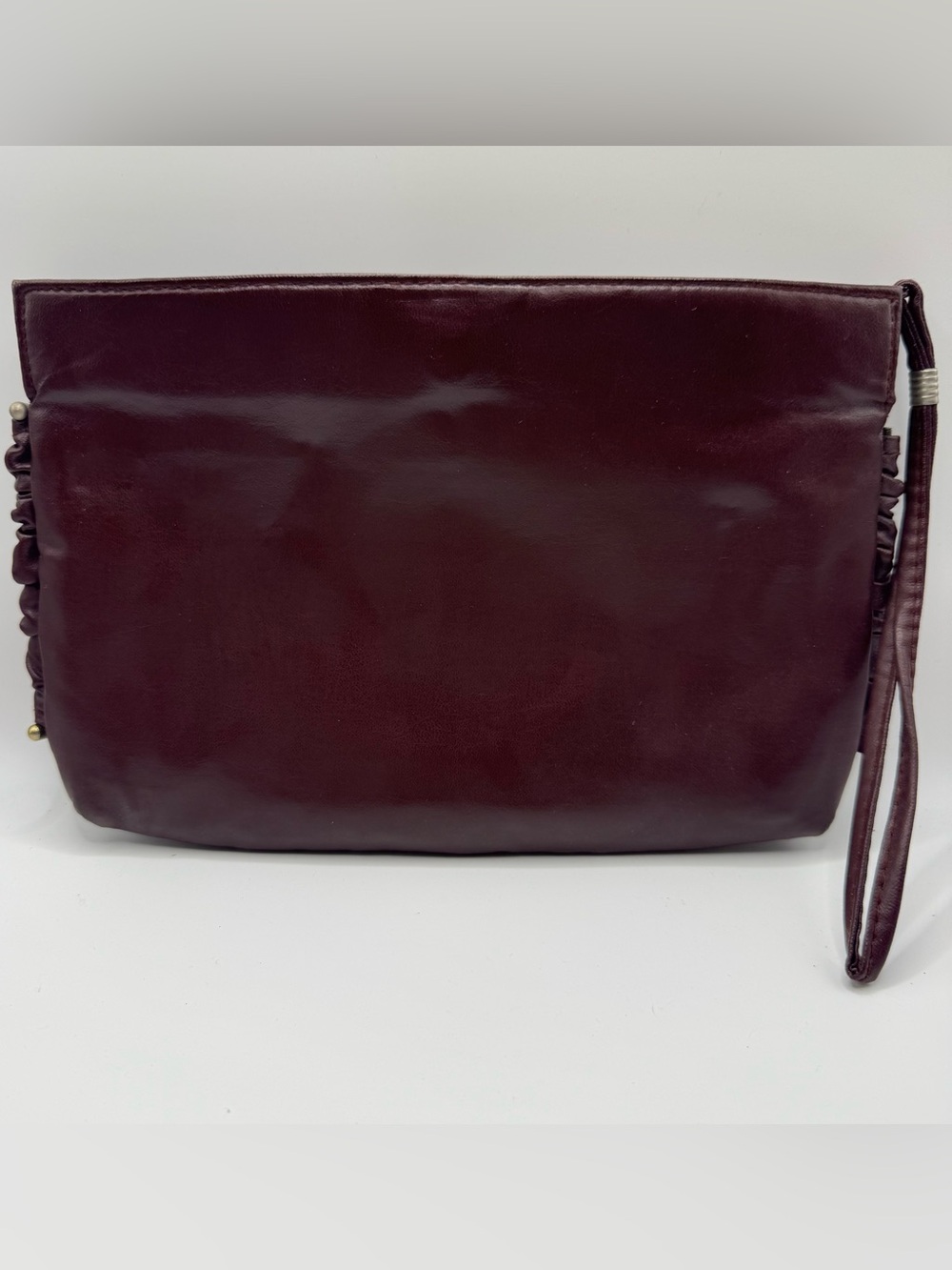VTG Womens Plum Handbag Wristlet  Whimsygoth Dark Academia Accessory Snaps